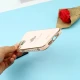 قاب براق My Case طرح برگ محافظ لنزدار iPhone 13 صورتی