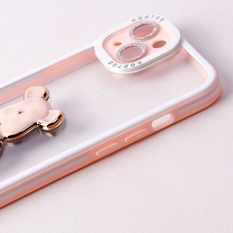 قاب شفاف LV Tedi محافظ لنزدار iPhone 13
