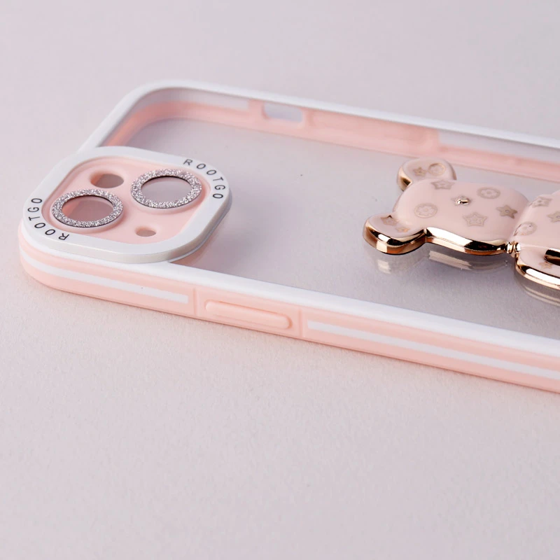 قاب شفاف LV Tedi محافظ لنزدار iPhone 13