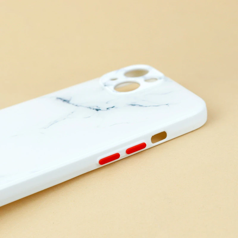 قاب ماربل طرحدار محافظ لنزدار + پاپ سوکت iPhone 13