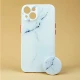 قاب ماربل طرحدار محافظ لنزدار + پاپ سوکت iPhone 13