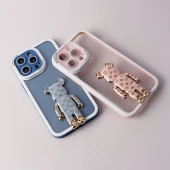 قاب شفاف LV Tedi محافظ لنزدار iPhone 13 Pro