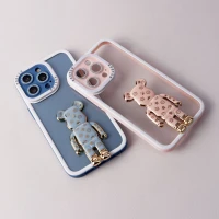 قاب شفاف LV Tedi محافظ لنزدار iPhone 13 Pro