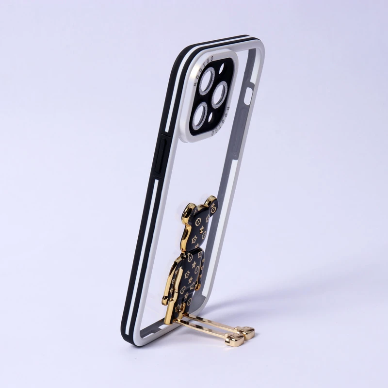 قاب شفاف LV Tedi محافظ لنزدار iPhone 13 Pro Max