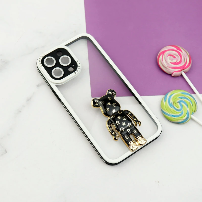قاب شفاف LV Tedi محافظ لنزدار iPhone 13 Pro Max