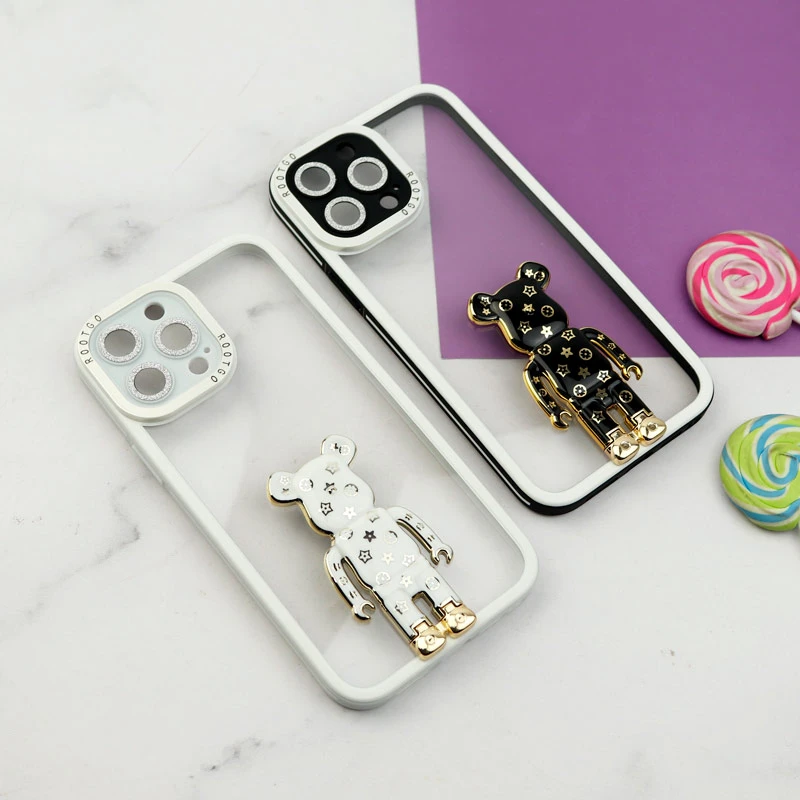 قاب شفاف LV Tedi محافظ لنزدار iPhone 13 Pro Max