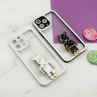 قاب شفاف LV Tedi محافظ لنزدار iPhone 13 Pro Max