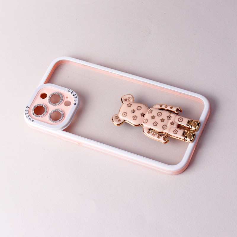 قاب شفاف LV Tedi محافظ لنزدار iPhone 13 Pro Max