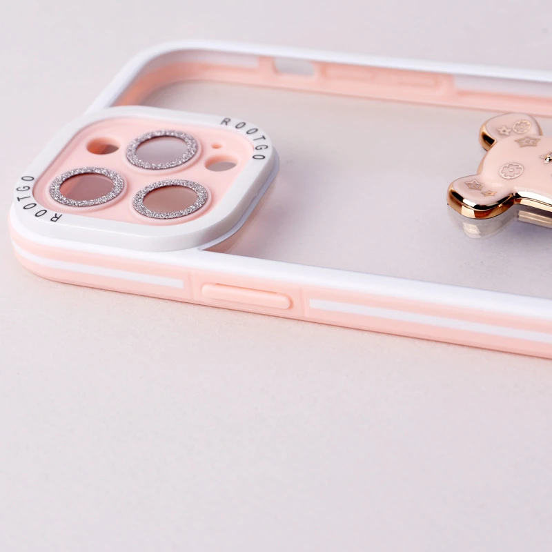 قاب شفاف LV Tedi محافظ لنزدار iPhone 13 Pro Max