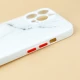 قاب ماربل طرحدار محافظ لنزدار + پاپ سوکت iPhone 13 Pro Max