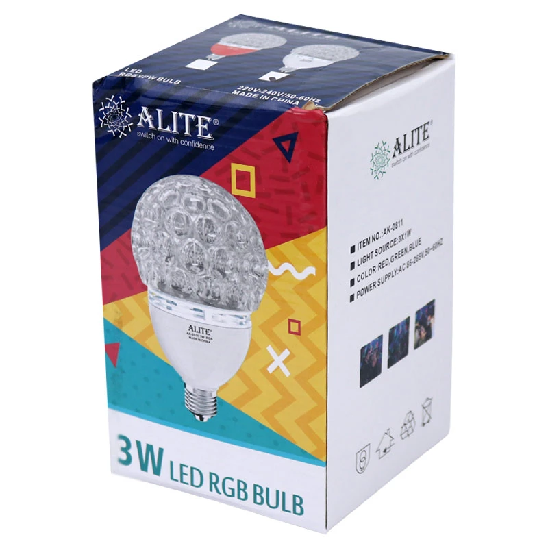 لامپ رقص نور Alite AK-0811 3W E27