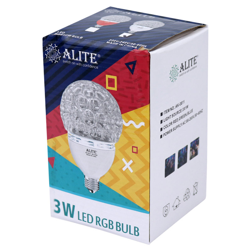 لامپ رقص نور Alite AK-0811 3W E27