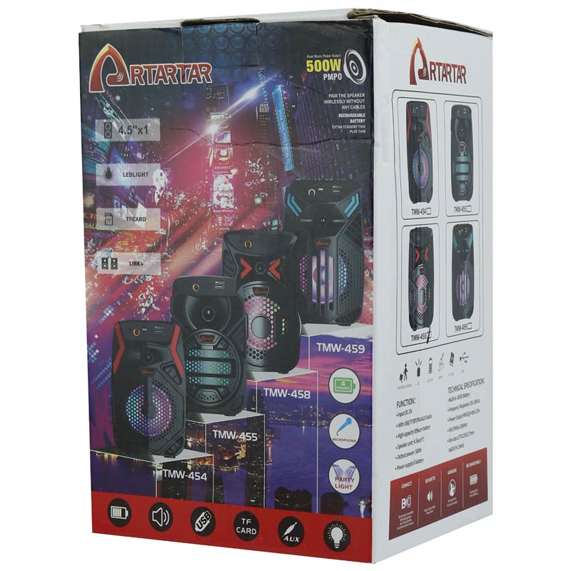اسپیکر بلوتوثی رم و فلش خور Artartar TMW-458