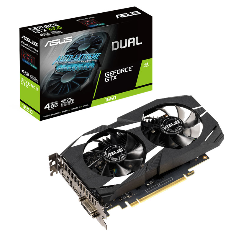 کارت گرافیک Asus Dual GeForce GTX1650 4GB GDDR5 128Bit