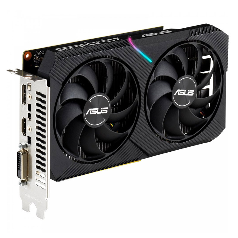 کارت گرافیک Asus Dual GeForce GTX1650 MINI 4GB GDDR6 128Bit