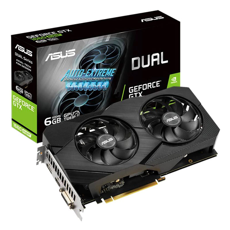 کارت گرافیک Asus Dual GeForce GTX1660 Super 6GB GDDR6 192Bit