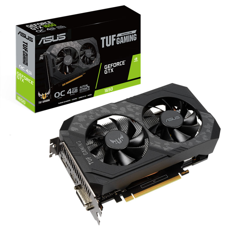 کارت گرافیک Asus TUF Gaming GeForce GTX1650 OC 4GB GDDR6 128Bit