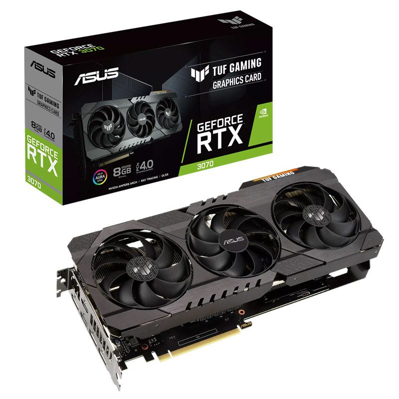 کارت گرافیک Asus TUF Gaming GeForce RTX3070 8GB GDDR6 256Bit