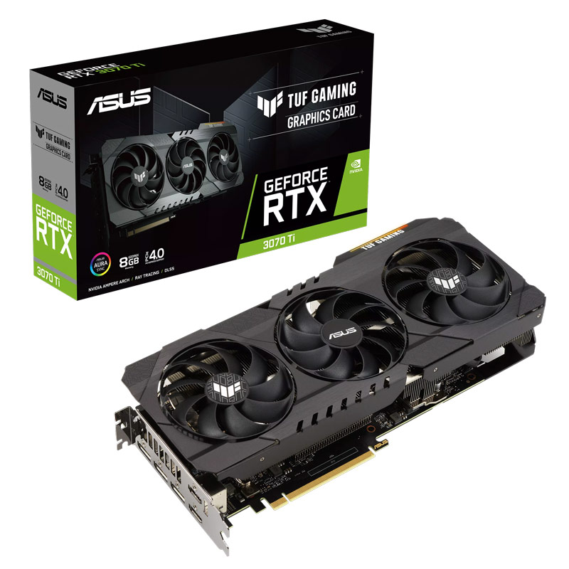 کارت گرافیک Asus TUF Gaming GeForce RTX3070Ti 8GB GDDR6X 256Bit