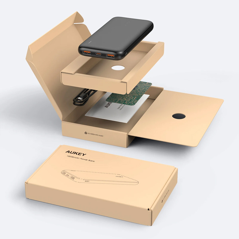 پاور بانک فست شارژ 10000 آکی Aukey PB-N73S QC3.0 PD 18W
