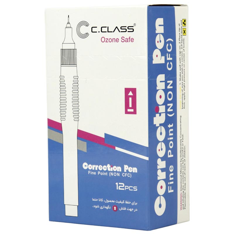 غلط گیر قلمی C.Class Fine Point AR1291 12ml بسته 12 عددی