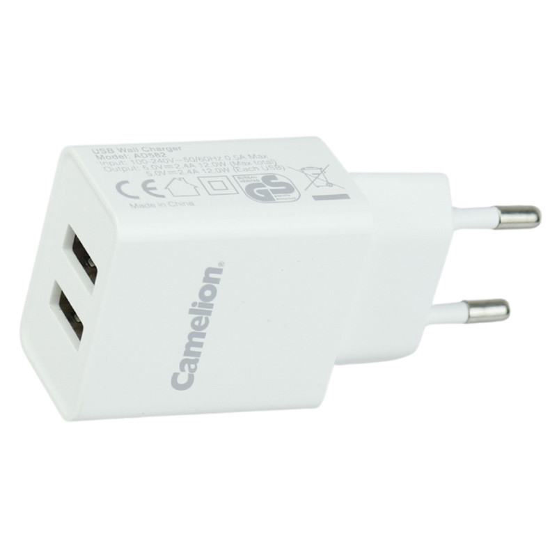 کلگی شارژ Camelion AD582 2Port 2.4A 24W
