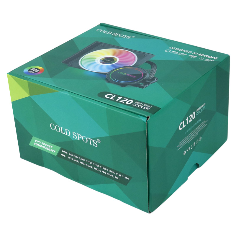 فن خنک کننده CPU کلد اسپاتس Cold Spots CL 120 RGB