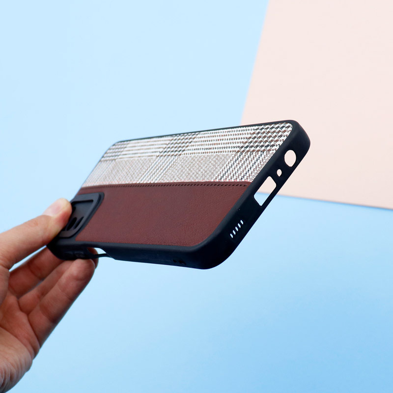 قاب چرمی پارچه ای محافظ لنزدار Samsung Galaxy A03s