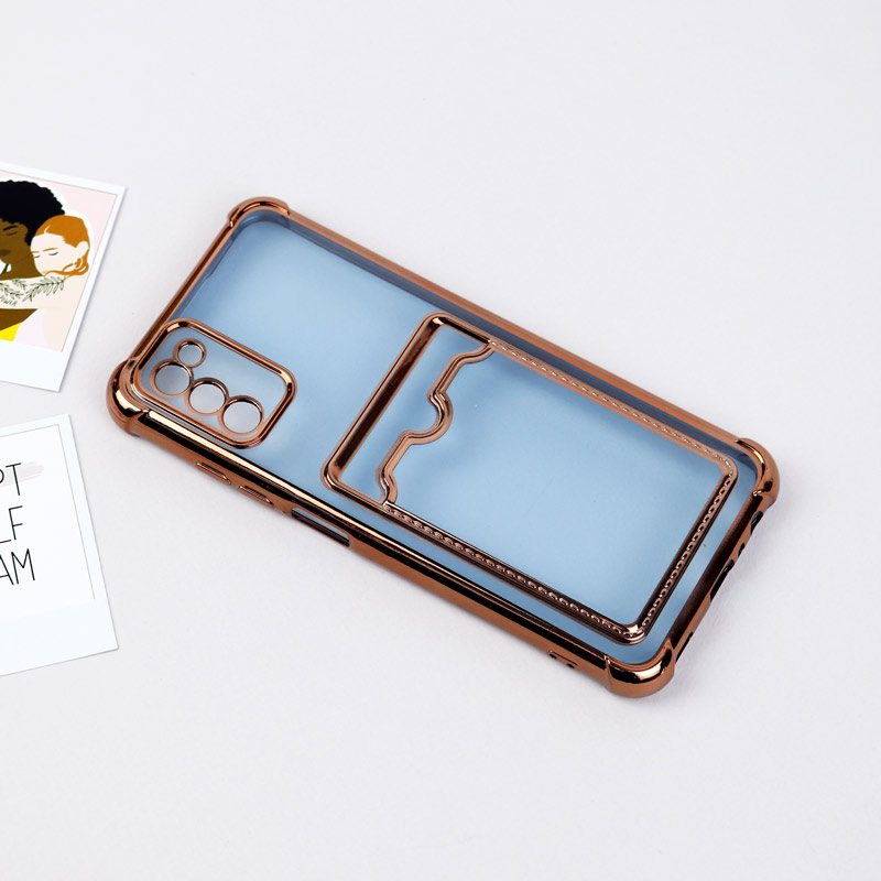 قاب محافظ لنزدار شفاف جاکارتی دار Samsung Galaxy A03s / A02s