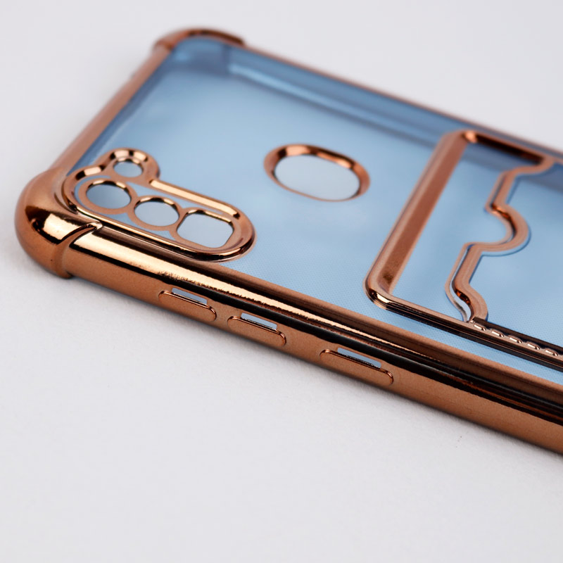 قاب محافظ لنزدار شفاف جاکارتی دار Samsung Galaxy A11