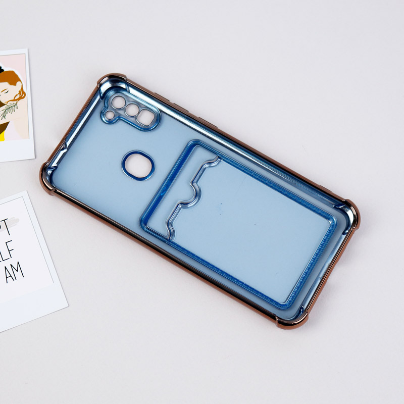 قاب محافظ لنزدار شفاف جاکارتی دار Samsung Galaxy A11