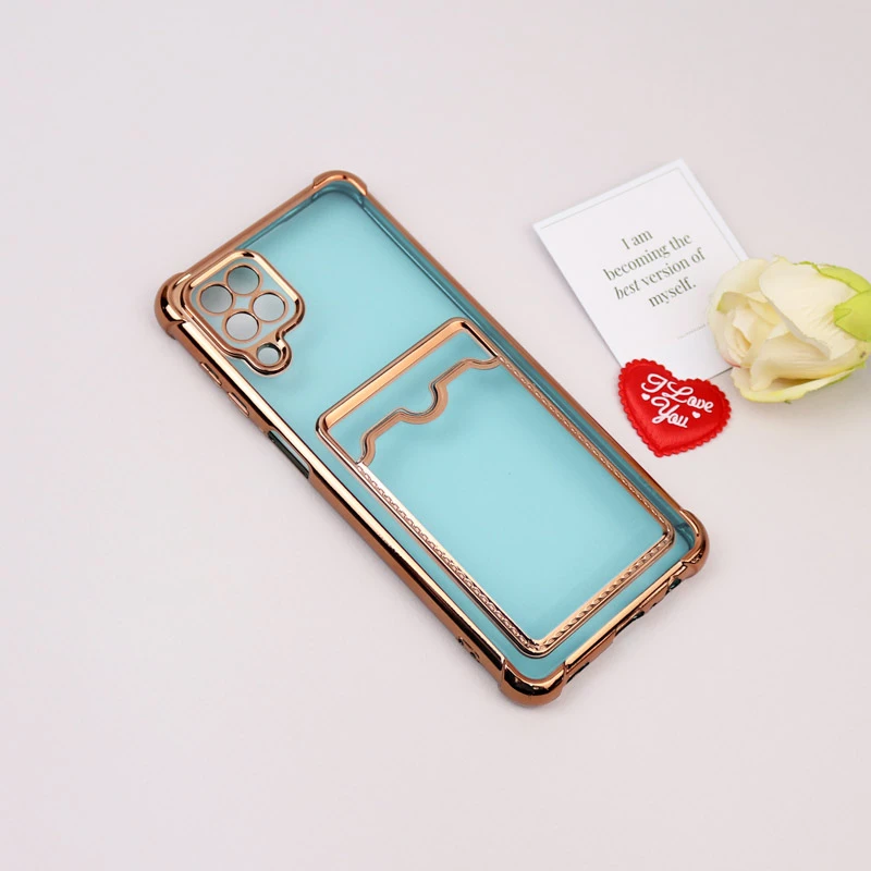 قاب محافظ لنزدار شفاف جاکارتی دار Samsung Galaxy A12