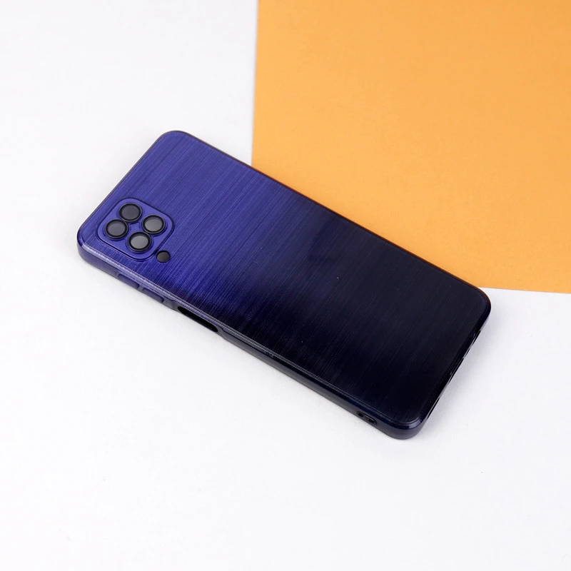 قاب PC براق محافظ لنزدار دو رنگ Samsung Galaxy A12