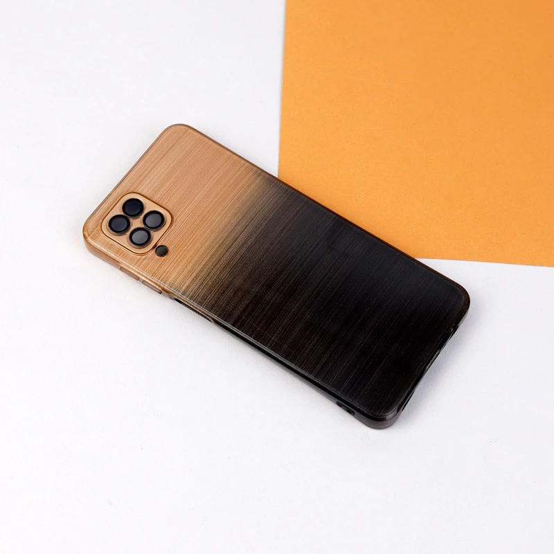 قاب PC براق محافظ لنزدار دو رنگ Samsung Galaxy A12