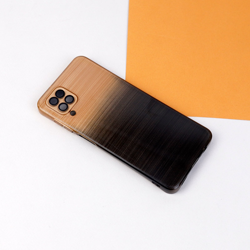 قاب PC براق محافظ لنزدار دو رنگ Samsung Galaxy A12