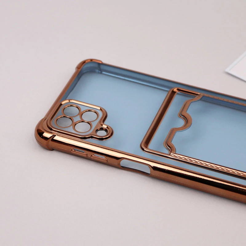 قاب محافظ لنزدار شفاف جاکارتی دار Samsung Galaxy A12