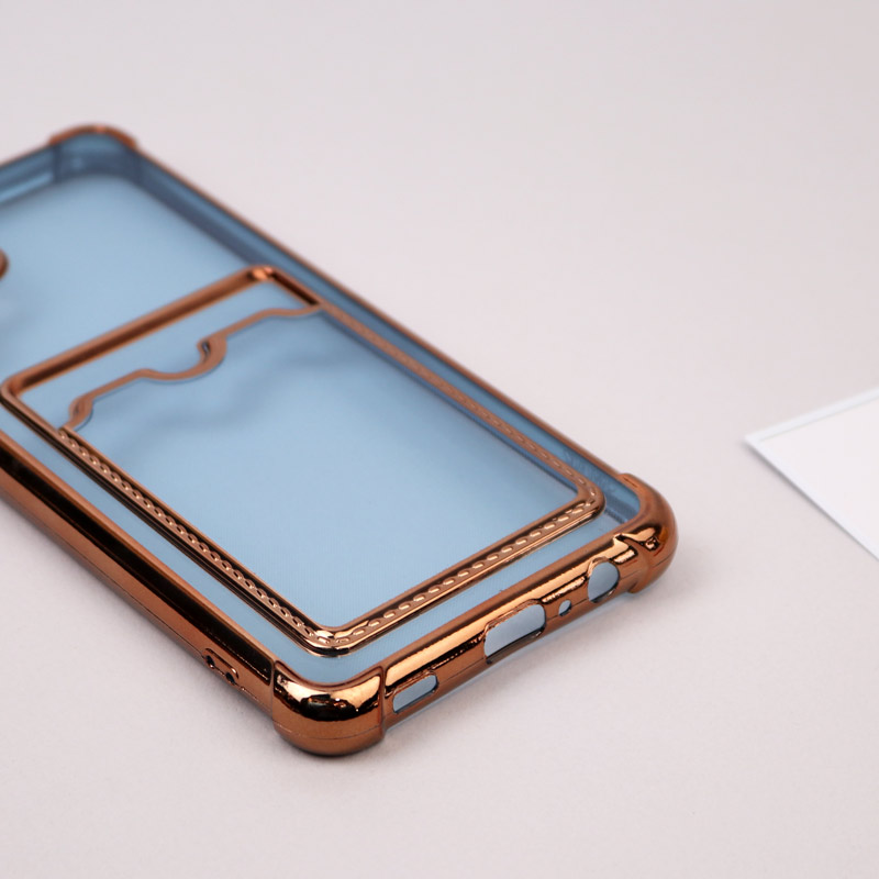 قاب محافظ لنزدار شفاف جاکارتی دار Samsung Galaxy A12