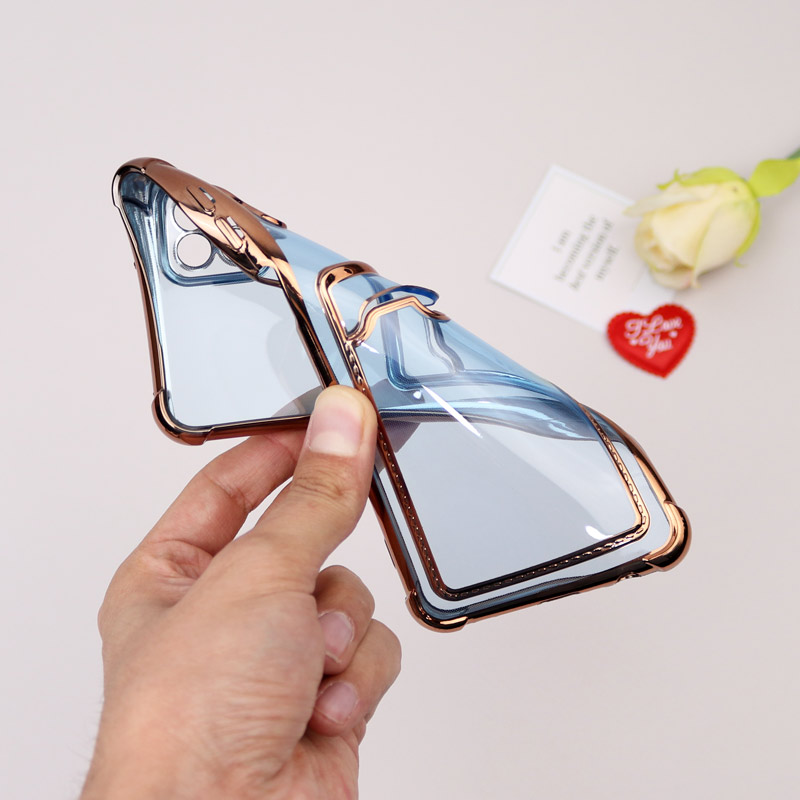 قاب محافظ لنزدار شفاف جاکارتی دار Samsung Galaxy A12