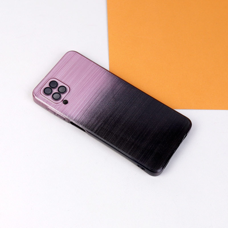 قاب PC براق محافظ لنزدار دو رنگ Samsung Galaxy A12