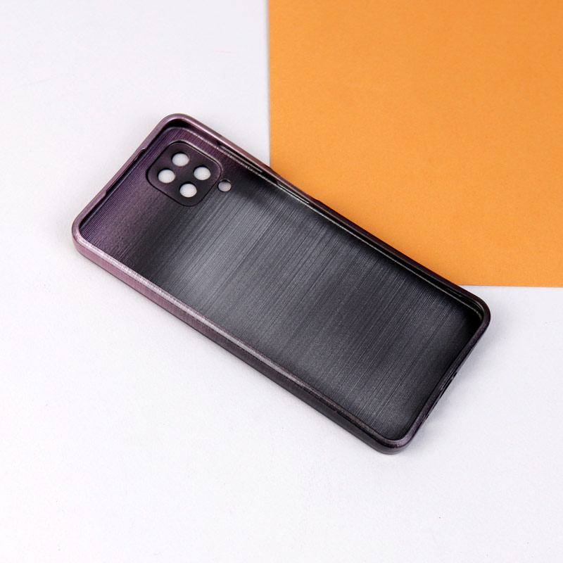 قاب PC براق محافظ لنزدار دو رنگ Samsung Galaxy A12