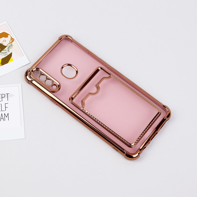 قاب محافظ لنزدار شفاف جاکارتی دار Samsung Galaxy A20s
