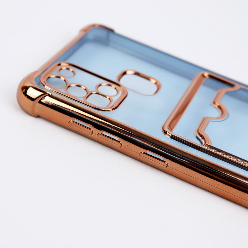قاب محافظ لنزدار شفاف جاکارتی دار Samsung Galaxy A21s