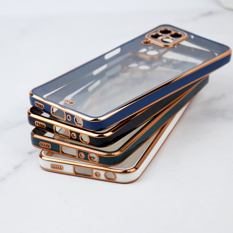 قاب ژله ای دور رنگی محافظ لنزدار Samsung Galaxy A22 4G