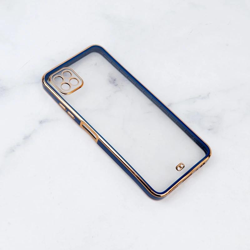 قاب ژله ای دور رنگی محافظ لنزدار Samsung Galaxy A22 5G