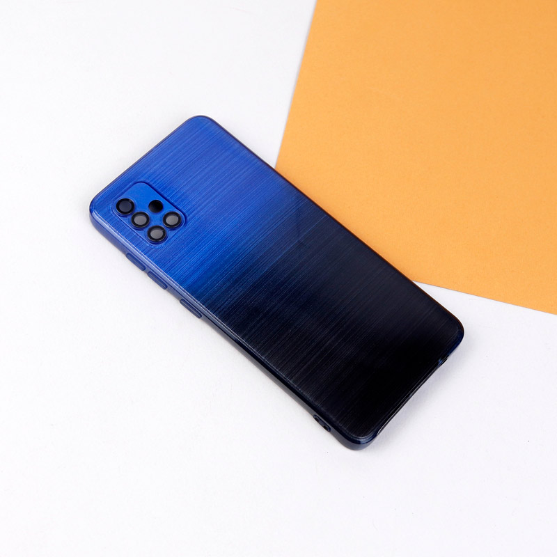 قاب PC براق محافظ لنزدار دو رنگ Samsung Galaxy A51