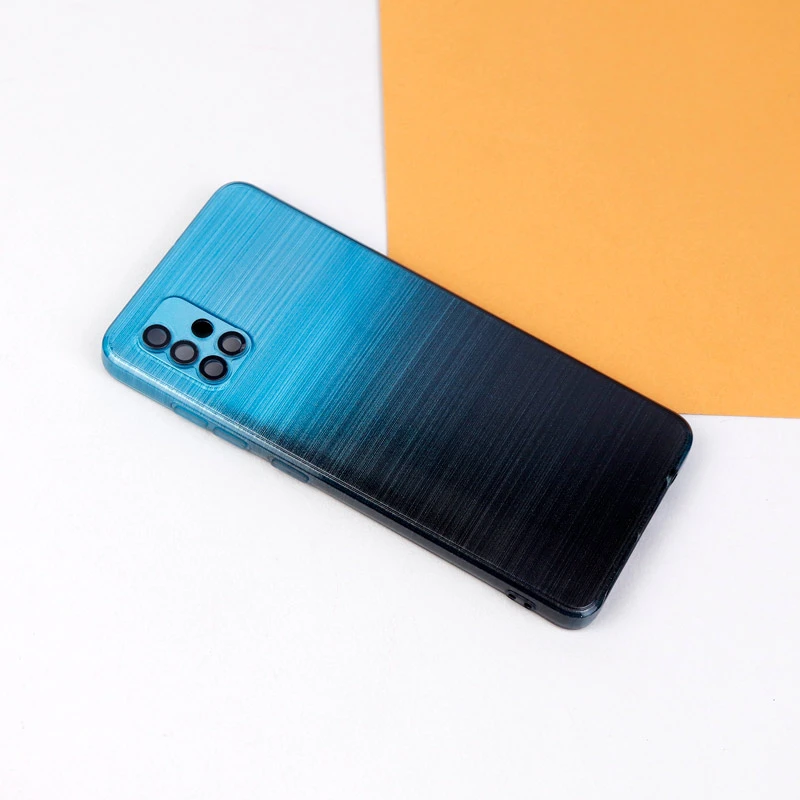 قاب PC براق محافظ لنزدار دو رنگ Samsung Galaxy A51