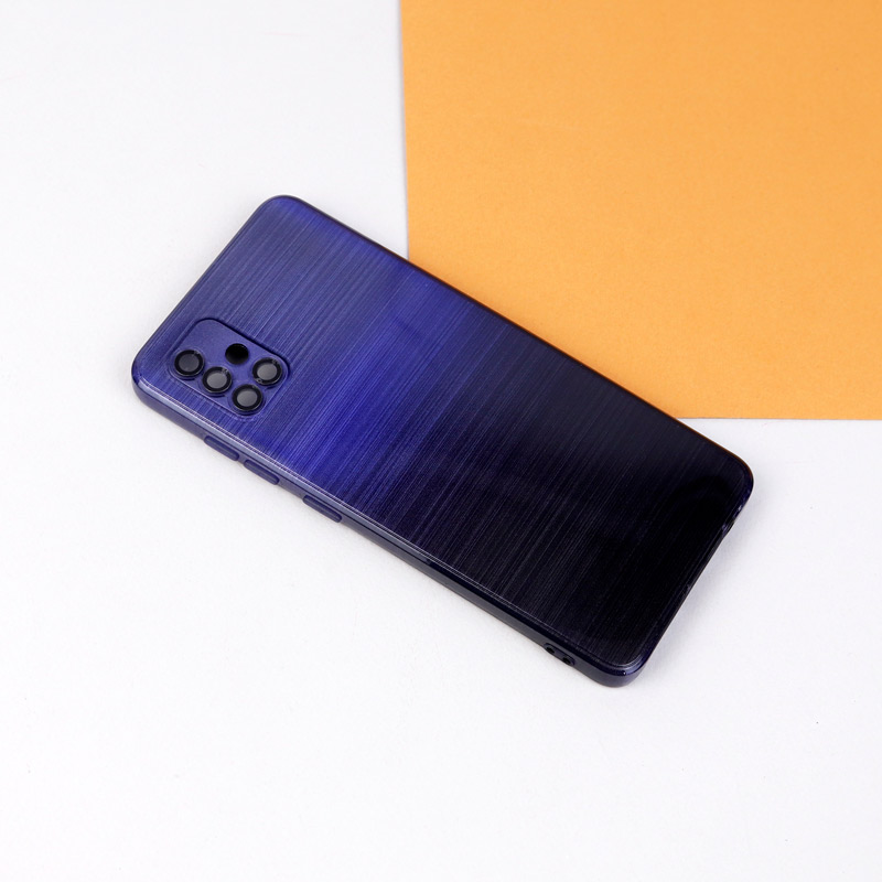 قاب PC براق محافظ لنزدار دو رنگ Samsung Galaxy A51
