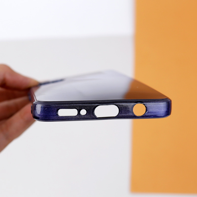 قاب PC براق محافظ لنزدار دو رنگ Samsung Galaxy A51