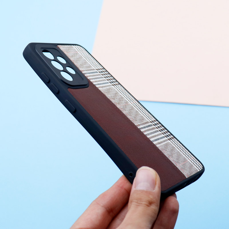 قاب چرمی پارچه ای محافظ لنزدار Samsung Galaxy A52 / A52s