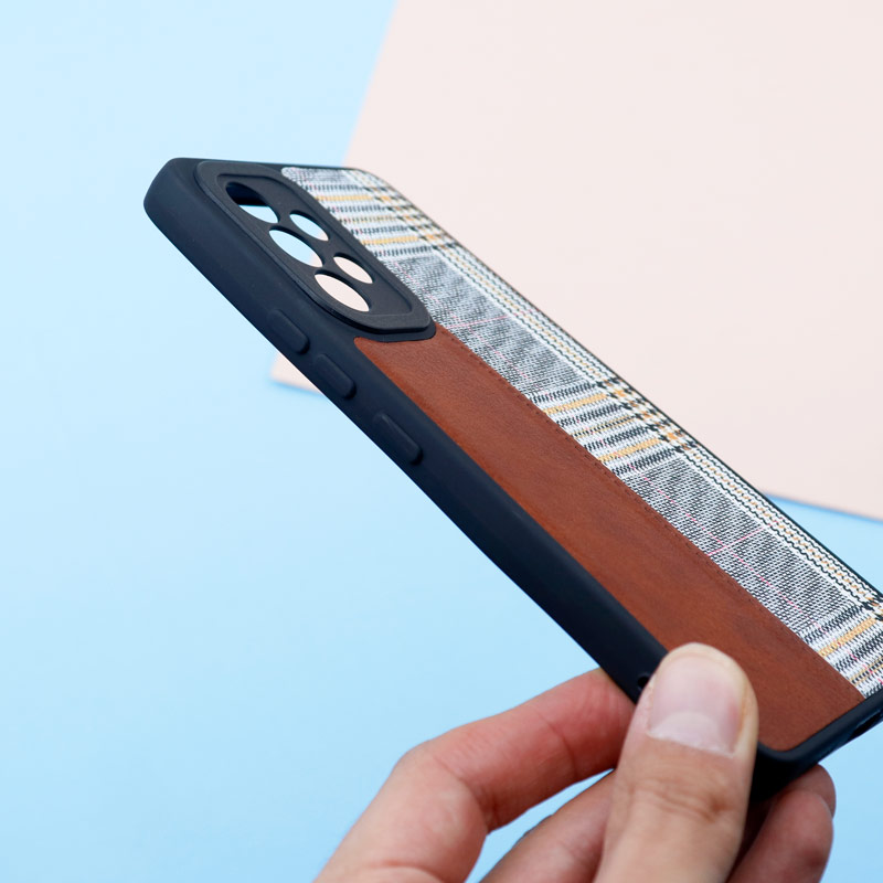 قاب چرمی پارچه ای محافظ لنزدار Samsung Galaxy A53 5G
